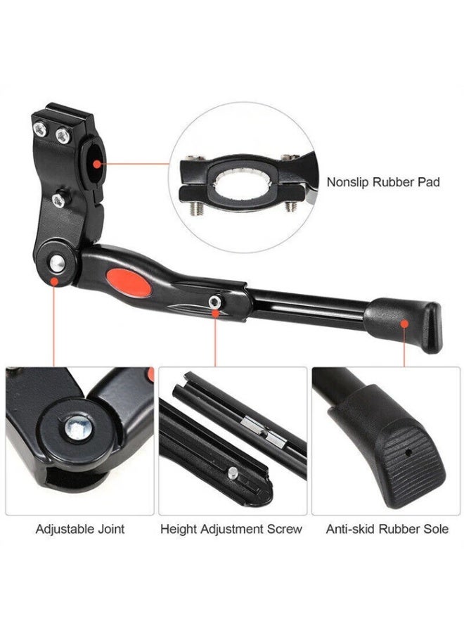 MOHAMED ABO ELGOUKH Abo ElGoukh & Maxlerz® Premium 29-Inch Mountain Bike Kickstand – Heavy-Duty Reinforced Aluminum Adjustable Rear Stand for Maximum Stability – Wide Anti-Slip Foot Pad, Quick & Easy Installation – Universal Compatibility with MTB, E-Bike & Hybrid Bicycles - Image 4